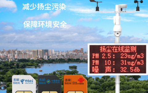 物联网卡-为您的扬尘监测保驾护航